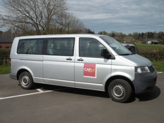 Photo du véhicule de transport VW offert par nos partenaires